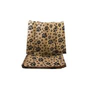 N'icePackaging 100 Qty 6" x 9" Decorative Flat Paper Gift Bags - Paw-Print Pattern on Brown Kraft Bags - for Sales/Treats/Parties Cookies/Gifts -