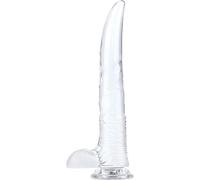 NICEQT 9.25inch/23.5cm,Soft And Beautiful, With A Realistic Feel And A Base (Color : Clear)