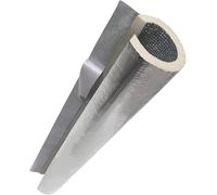 NICEQT Antifreeze Foam Insulation Pipe, Water Pipe Heat Insulation Solar Opening Self-adhesive Aluminum Foil Casing Outdoor Pipe Insulation Lagging, ID 22mm 27mm 34mm 43mm 52mm 65mm(22mm)