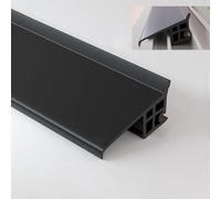 NICEQT Weather Stripping Door Draft Stopper,Rubber Window Weather Stripping,Indoor/Outdoor Window Rain Guard, Black Self-Adhesive Rubber Overhead Door Protection(4.5cm,1m(3.3ft))