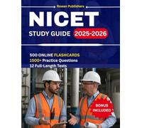 NICET STUDY GUIDE 2025-2026: Complete All-in-One NICET Exam Prep With 12 Full-Length Tests, Fire Alarm System & Water-Based Exam Review for Level 1, 2 & 3 with 1,500+ Practice Test Questions