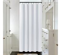 NICETOWN Patio Door Curtain Vertical Blinds Reduce Sunlight Rod Pocket and Back Panel Room Divider Curtain for Furniture Protection (Grey White, 70" Wide x 84" Long, 1 Piece)