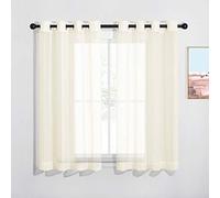 NICETOWN Room Darkening Blackout Red Curtain - (Burgundy Red) Home Decor Energy Smart Thermal Insulated Window Treatment Drape/Drapery for Kitchen, 52x63 Inch,1 Piece