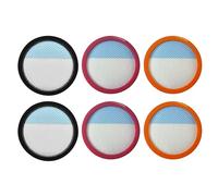 Nicever 6 Pack Reusable and Washable Repacement Filter For Ryobi 18V ONE+ Cordless Stick Vacuum PCL720, PBLSV716, PBLSV717, Compare to Part A32SV720N