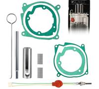 NICEWAT 10PCS 12V 2KW 5KW Glow Plug Repair Kit, Parking Diesel Heater Glow Ignition Plug Kit with Filter, Diesel Heater Ceramic Glow Plug, Air Diesel Parking Heater Repair Kit for Vevor Car Truck Boat