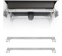 NICEWAT 2 Pcs Undermount Sink Brackets, 51-80cm Adjustable Stainless Steel Kitchen Sink Support, Heavy Duty Undermount Sink Supports, Effectively Share Sinks Weight, Bearing Capacity 440lbs