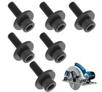 NICEWAT 6Pcs 266133-3 M6 20mm Left-Hand Thread Hex Bolt, Replacement Saw Blade Clamping Screw for Skilsaw Makita BSS610 BSS611 DSS610 DSS611 Electric Circular Saws, Circular Saw Parts Replace 10541200