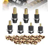 NICEWAT 7 Piece Rivet Nut Pliers Set with 70 Nuts, M3 M4 M5 M6 M8 M10 M12 Insert Nuts Rivet Pliers Rivet Nuts, Carbon Steel Rivet Set for Rivet Nut Tool Manual Riveting Machine