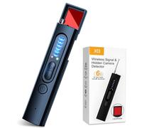 NICEWAT Hidden Camera Detector, Anti Spy Camera Detector with 6 Levels Sensitivity, Portable GPS Tracker Detector, Hidden Bug Detector for Travel, Car, Bathroom, Hotel,listening devices