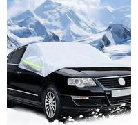 NICEWAT Windscreen Covers Frost, 600D PU Coating Car Windscreen Cover for Winter with Mirror Cover and Hook, Waterproof Car Windshield Cover, Windproof, Frost Guard for Snow Ice UV, 240 x 145cm