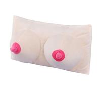NICEYEA 3D Boobs Breasts Pillow Cushion, Funny Chest Shaped Pillows Gift for Couples, Creative Feminist Breast Cushion for Neck Shoulder, Soft Plush Sleep Pillow for Bedroom Home Decor (L)