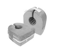 NICEYEA Foot Elevation Pillows for After Surgery, Foot Pillows For Elevation While Sleeping, Ankle Heel Elevator Wedge to Relief Pressure from Sores and Ulcers, Ankle Cushion for Bed Sore (2, Gray)