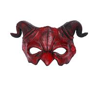 NICEYEA Halloween Half Face Scary Sheep Horn Devil Foam Mask Animal Gorilla Lion Full Face Mask Cosplay for Halloween Costume Photo Props