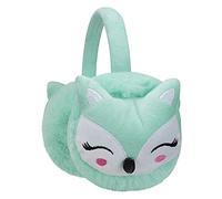NICEYEA Kids Winter Warm Faux Fur Ear Muffs Cartoon Fox Earmuffs Fleece Lining Ear Warmer Soft Plush Padded Earflap Cover