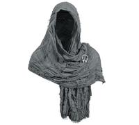 NICEYEA Medieval Hooded Scarf, Hiker, Headscarf, Cape