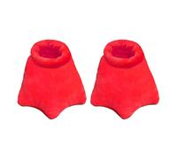 NICEYEA Plush Home Slippers Novelty Animal Slippers Duck Paw Shoes Fluffy House Slippers Halloween Christmas Cosplay Costume (Red, UK Footwear Size System, Adult, Women, Alpha, Medium, One Size)