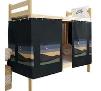 NICEYEA Students Dormitory Bunk Bed Curtains Privacy Bed Tent Curtain Shading Nets Dustproof Cloth Bed Canopy with Hanging Rings and Rope