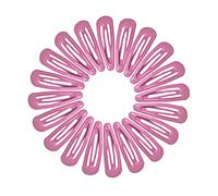 NiceYnn 20pcs Candy Color Small Hair Clips, 4.8cm Colorful No Crease No Slip Metal Snap Mini Hair Barrette Hairpin Accessories for Kids Teens Women Rose Red