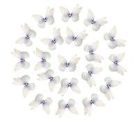 NiceYnn 20pcs Mini Lace Butterfly Hair Clips for Girls, Small Double Layered Butterfly Crocodile Clips, Realistic Colorful Moving Wings Alligator Clips Cute Tiny Hair Accessories for Women B