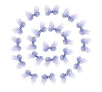 NiceYnn 20pcs Mini Lace Butterfly Hair Clips for Girls, Small Double Layered Butterfly Crocodile Clips, Realistic Colorful Moving Wings Alligator Clips Cute Tiny Hair Accessories for Women F