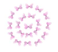 NiceYnn 20pcs Mini Lace Butterfly Hair Clips for Girls, Small Double Layered Butterfly Crocodile Clips, Realistic Colorful Moving Wings Alligator Clips Cute Tiny Hair Accessories for Women J