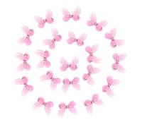 NiceYnn 20pcs Mini Lace Butterfly Hair Clips for Girls, Small Double Layered Butterfly Crocodile Clips, Realistic Colorful Moving Wings Alligator Clips Cute Tiny Hair Accessories for Women G