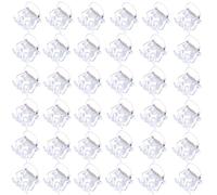 NiceYnn 36pcs Small Micro Hair Clips Women Girls Kids - Plastic Non-Slip Durable Cute Mini Claw Clips Hair Strong Hold Hair Clamps Catch Jaw Clips Pins Hair Styling Accessories with Storage Box Clear