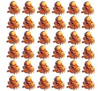 NiceYnn 36pcs Small Micro Hair Clips Women Girls Kids - Plastic Non-Slip Durable Cute Mini Claw Clips Hair Strong Hold Hair Clamps Catch Jaw Clips Pins Hair Styling Accessories with Storage Box Brown