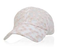 NiceYnn Charm Lace Mesh Baseball Cap, Bling Sequin Flower Breathable Adjustable Snapback Trucker Caps, Girls UPF 50+ Travel Summer Sun Hat Visor Hip Hop Golf Hats