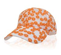 NiceYnn Charm Lace Mesh Baseball Cap, Bling Sequin Flower Breathable Adjustable Snapback Trucker Caps, Girls UPF 50+ Travel Summer Sun Hat Visor Hip Hop Golf Hats