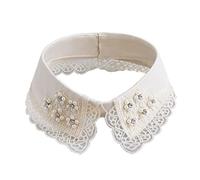 NiceYnn Detachable Fake Collar Choker, Women Separate False Shirt Collar | Smooth Woven Multi-Purpose Separate Shirt Dickey Collar for Collarless Clothes Dress Decorative Layering