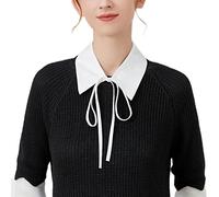 NiceYnn Detachable Fake Collar Choker, Women Separate False Shirt Collar | Smooth Woven Multi-Purpose Separate Shirt Dickey Collar for Collarless Clothes Dress Decorative Layering
