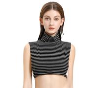 NiceYnn Knitted Neck Dickey Turtleneck Collar for Women Girls, Detachable False Turtleneck Half Top Shirts Blouse Collar Shoulder Cover Sweater Autumn Winter Neck Warmer