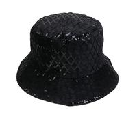 NiceYnn Sequin Bucket Hat Sparkly Shining Foldable Fisherman Sunshade Caps for Women, UPF 50+ Sun Hat Casual Outdoor Travel Garden Holidays Cap