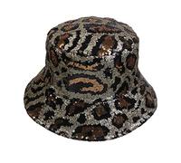NiceYnn Sequin Bucket Hat Sparkly Shining Foldable Fisherman Sunshade Caps for Women, UPF 50+ Sun Hat Casual Outdoor Travel Garden Holidays Cap