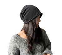 NiceYnn Slouchy Baggy Beanie Hip-Hop Hat Soft Lightweight Thin Unisex Running Beanie Hat Elastic Adult Hats Chemo Cap Skull Knitted Cap Headwear for Men Women Sleep Cap Costume Gnome Hat Beige