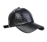 NiceYnn Unisex Baseball Cap Leather Casual Outdoor Sports Golf Visor Hat | Pre-curved Bill Adjustable Snapback Cap Hip Top Trucker Dad Hat For Fashion Summer Outfits Styling UV Protection