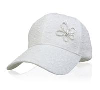 NiceYnn Women Print Flower Rhinestone Butterfly Baseball Hat, Charm Girls Sun Hat,Pre-Curved Bill Snapback Cap Casual Outdoor Sports Golf Visor, Adjustable One Size