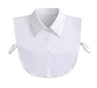 NiceYnn Women's Detachable Lapel Half Shirt False Collar Lace Dickey Collar