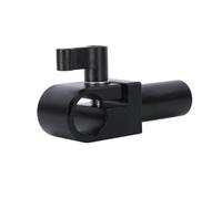 NICEYRIG 15 mm Rod Clamp with Extended 15mm Rod Extensions Adapter for mounting photographic accessories by connecting to the rod/rod clamp on the (camera cage, camera handle, stabiliser)