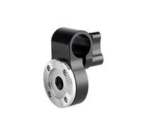 NICEYRIG 15mm Rail Rod Clamp with ARRI Standard Rosette Mount Adapter for DSLR Camera Shoulder Rig Support System(with M6 Thread hole)