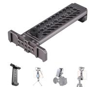 NICEYRIG Adjustable Tablet Floor Stand for iPad Mini Air Pro Surface Pro 7.9" to12.9 Tripod Mount Adapter with 2 Cold Shoe, 1/4" Screw, Plate for Acra Swiss Standard