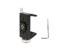 NICEYRIG Aluminum Power Bank Clamp for DJI RS 2/RS 3/RS 3 Pro,50mm-88mm Wide Range Universal Portable Charger Holder with Detachable Cold Shoe Mount for DSLR Camera,Gimbal System