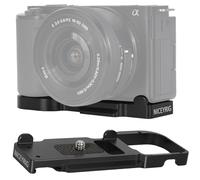 NICEYRIG Extension Bracket Base Plate for Sony Alpha ZV-E10 Camera with Cold Shoe