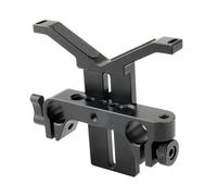NICEYRIG Long Lens Support Height Adjustable with 15mm Rod Clamp Compatible with Diameter 50mm to 140mm Lens