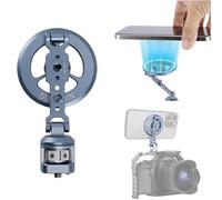 NICEYRIG Magnetic Phone Tripod Mount, Aluminum Camera Phone Mount with 1/4" Screw for Magsafe Adaptor for Tripod Mount,Selfie Stick Compatible with iPhone 16/15/14/13/12 Series