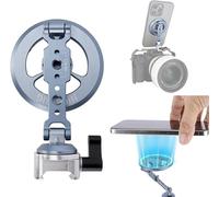 NICEYRIG Magnetic Phone Tripod Mount, Aluminum Camera Phone Mount with Nato Clamp for Magsafe Adaptor for Tripod Mount,Selfie Stick Compatible with iPhone 16/15/14/13/12 Series