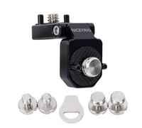 NICEYRIG Mini L-shaped Right-Angle Plate, Mini L-Shaped Mount Plate Bracket up to 180° Adjustment for ARRI Thread Mount, Functional Video Rig Adapter for Wireless Mic Receiver