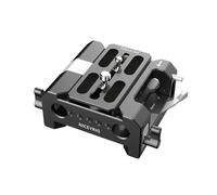NICEYRIG Quick Release 15mm Rod Baseplate with ARRI-Type Dovetail for SLR Mirrorless Camera Cinema Camcorder Applicable Kinefinity Mavo/Terra Series