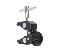 NICEYRIG Super Clamp with Cold Shoe & 1/4" Threads, Camera Clamps Clip Mount Crab Clamp for DSLR Cameras/Lights/Umbrellas/Hooks/Shelves/Rods/Cross Bars/Photo Accessories